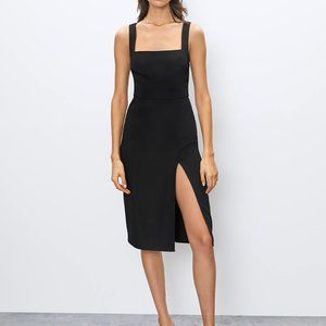 Aritzia babaton 90s slit dress avenir dress size 2